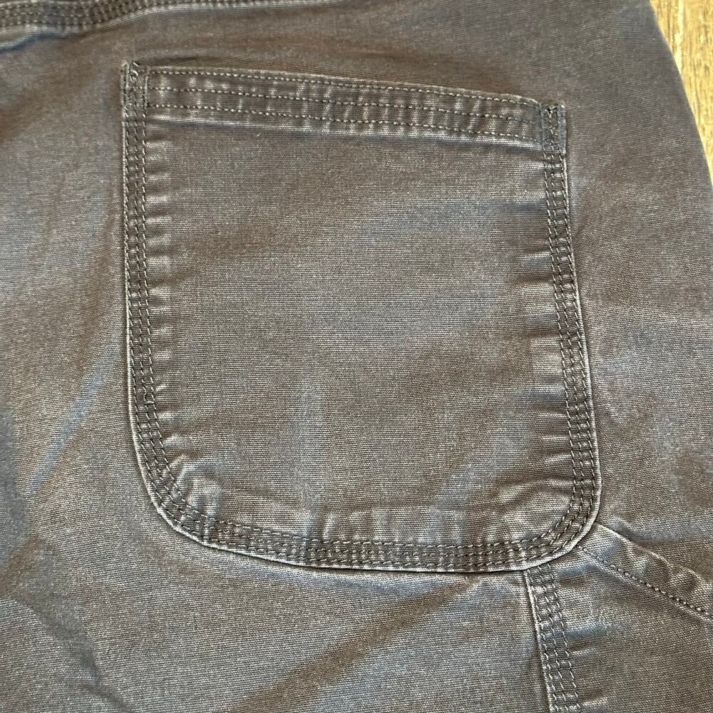 Prana Stretch Cargo Style Hiking Shorts Black Dark Gray Men’s Size 34W x 11L - Picture 10 of 12